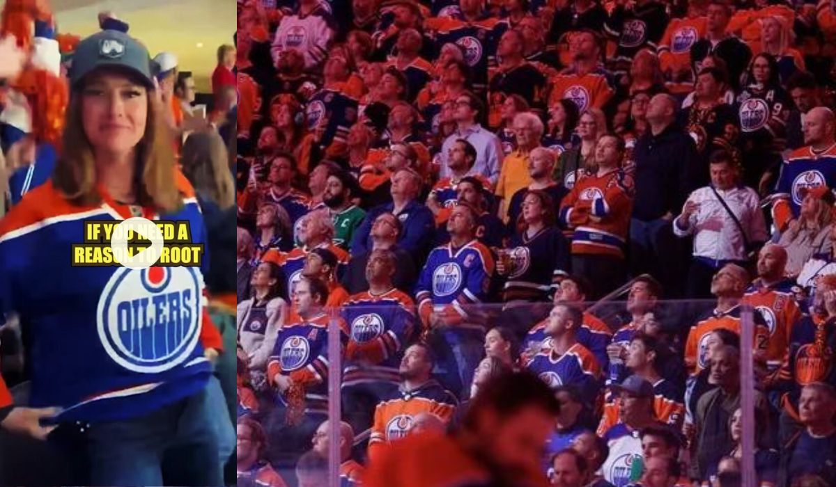 oilers fan flash not censored